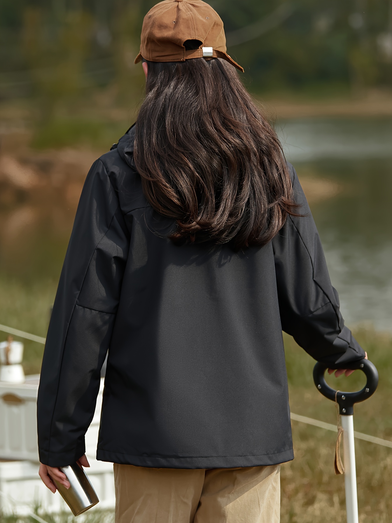 womens 3 in 1 winter outdoor jacket set waterproof warm with detachable fleece liner hooded for hiking travel details 5