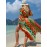 Women's Kaftan Beach Smock Positioning Print Cotton Long Cardigan Sun Protection Resort Seaside