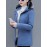 Women's Elegant Winter Coat - Thick Fleece-Lined, Hooded, Zip-Up Jacket in Solid Color